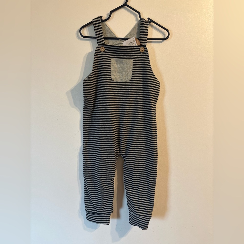 Mud Pie Black and White Striped Kids Matching Set